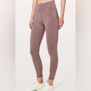 lululemon athletica Dusty Rose Leggings, “In Movement”